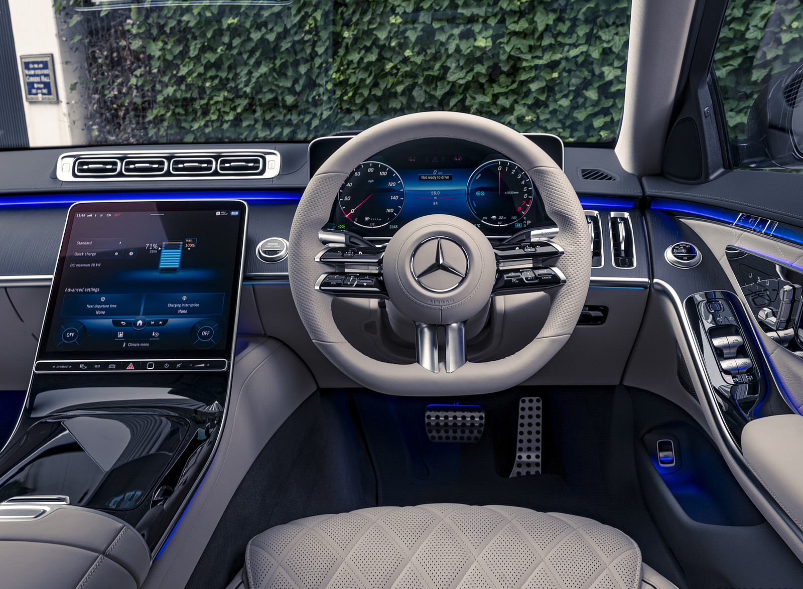 2022 Mercedes-Benz S 580 e L Plug-In Hybrid (UK-Spec) Interior Cockpit Wallpapers #46 of 63