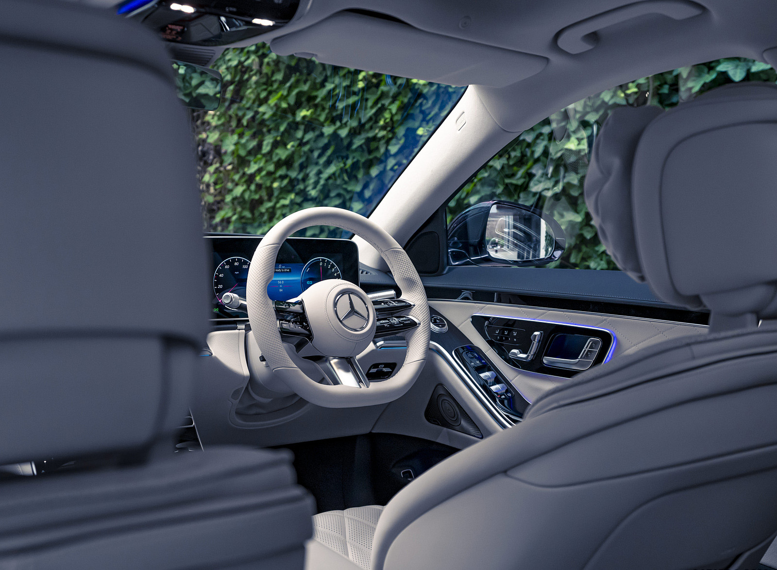 2022 Mercedes-Benz S 580 e L Plug-In Hybrid (UK-Spec) Interior Detail Wallpapers #62 of 63