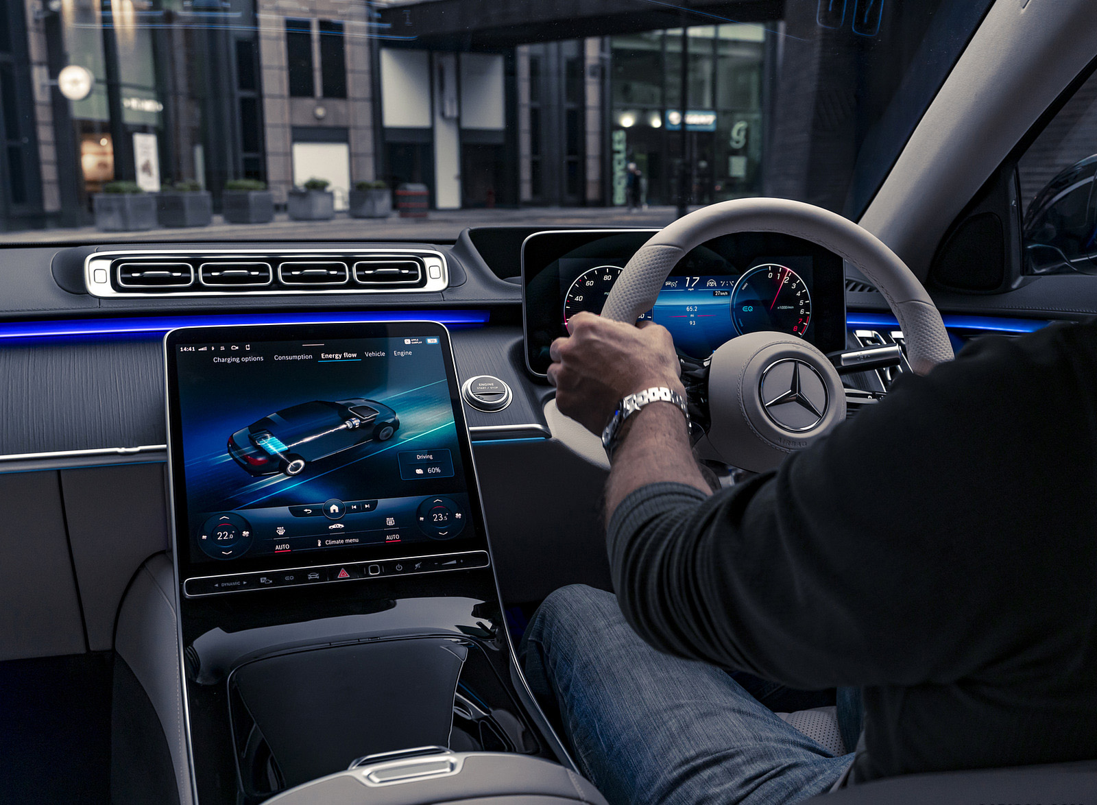 2022 Mercedes-Benz S 580 e L Plug-In Hybrid (UK-Spec) Interior Wallpapers #41 of 63