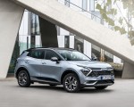 2023 Kia Sportage (Color: Lunar Silver; Euro-Spec) Front Three-Quarter Wallpapers 150x120