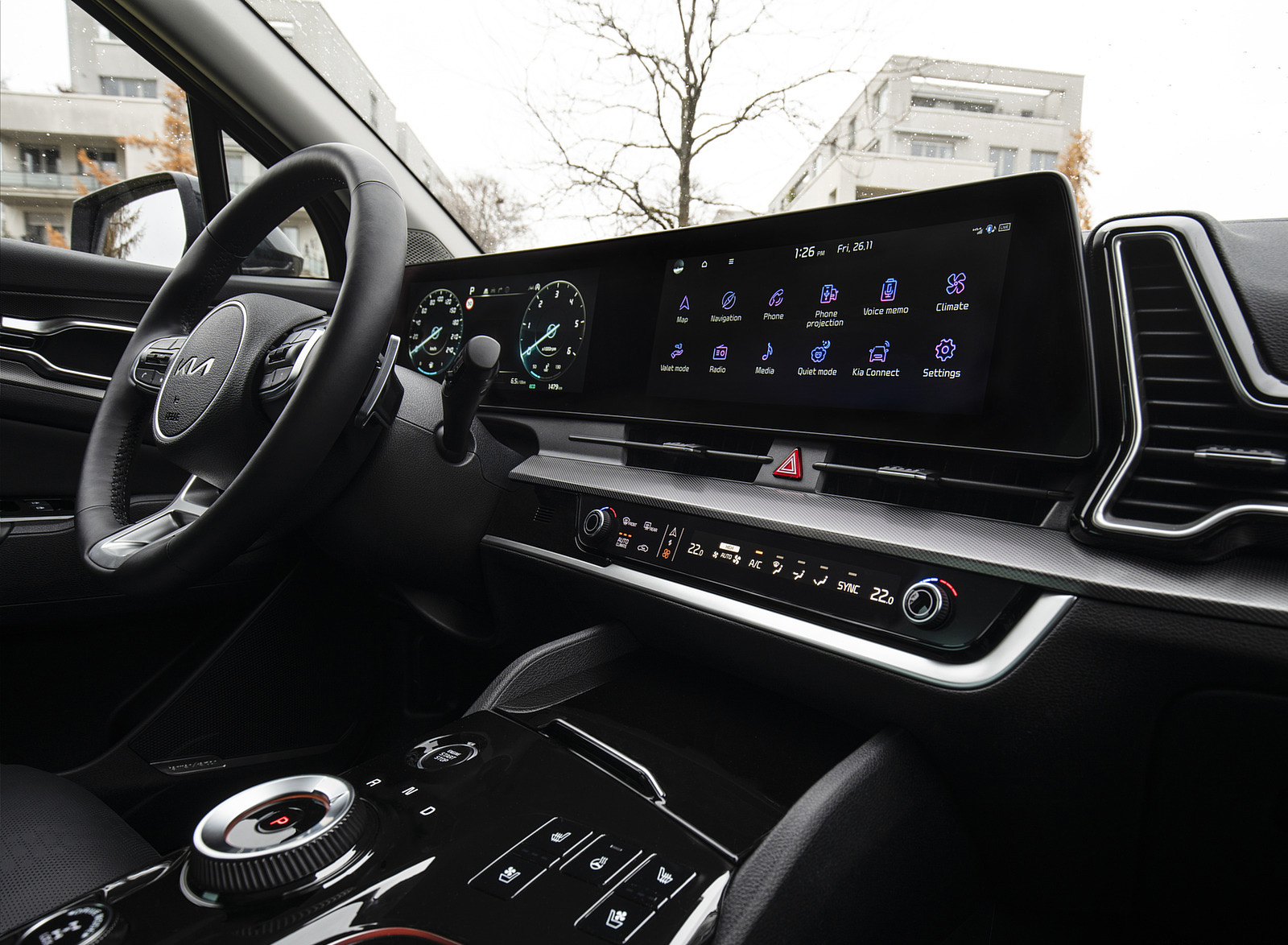 2023 Kia Sportage HEV Base-Line (Euro-Spec) Central Console Wallpapers #103 of 106