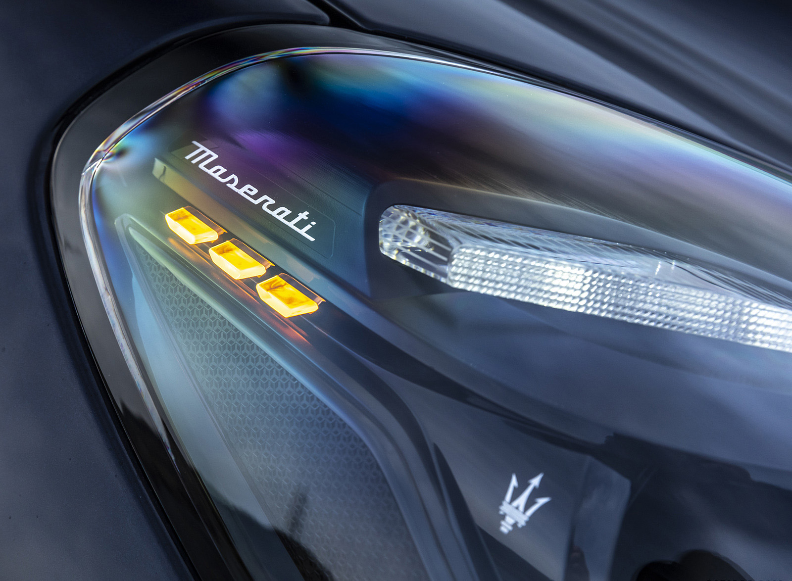 2023 Maserati Grecale Modena (Color: Blu Nobile) Headlight Wallpapers #18 of 106