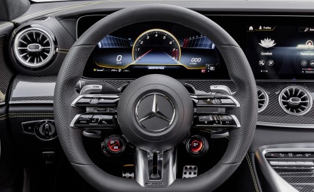 2023 Mercedes-AMG GT 63 S 4-Door Coupe Interior Steering Wheel Wallpapers 450x275 (22)