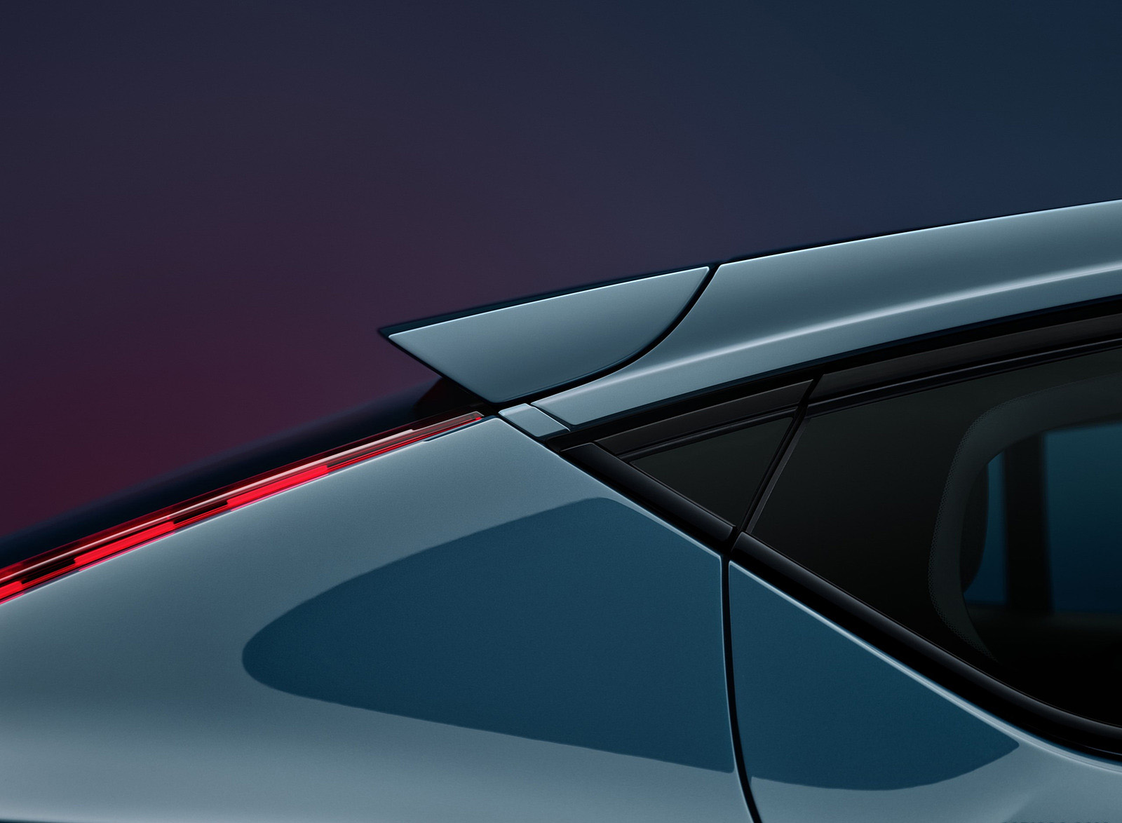 2023 Volvo XC40 Recharge (Color: Fjord Blue) Spoiler Wallpapers (10)