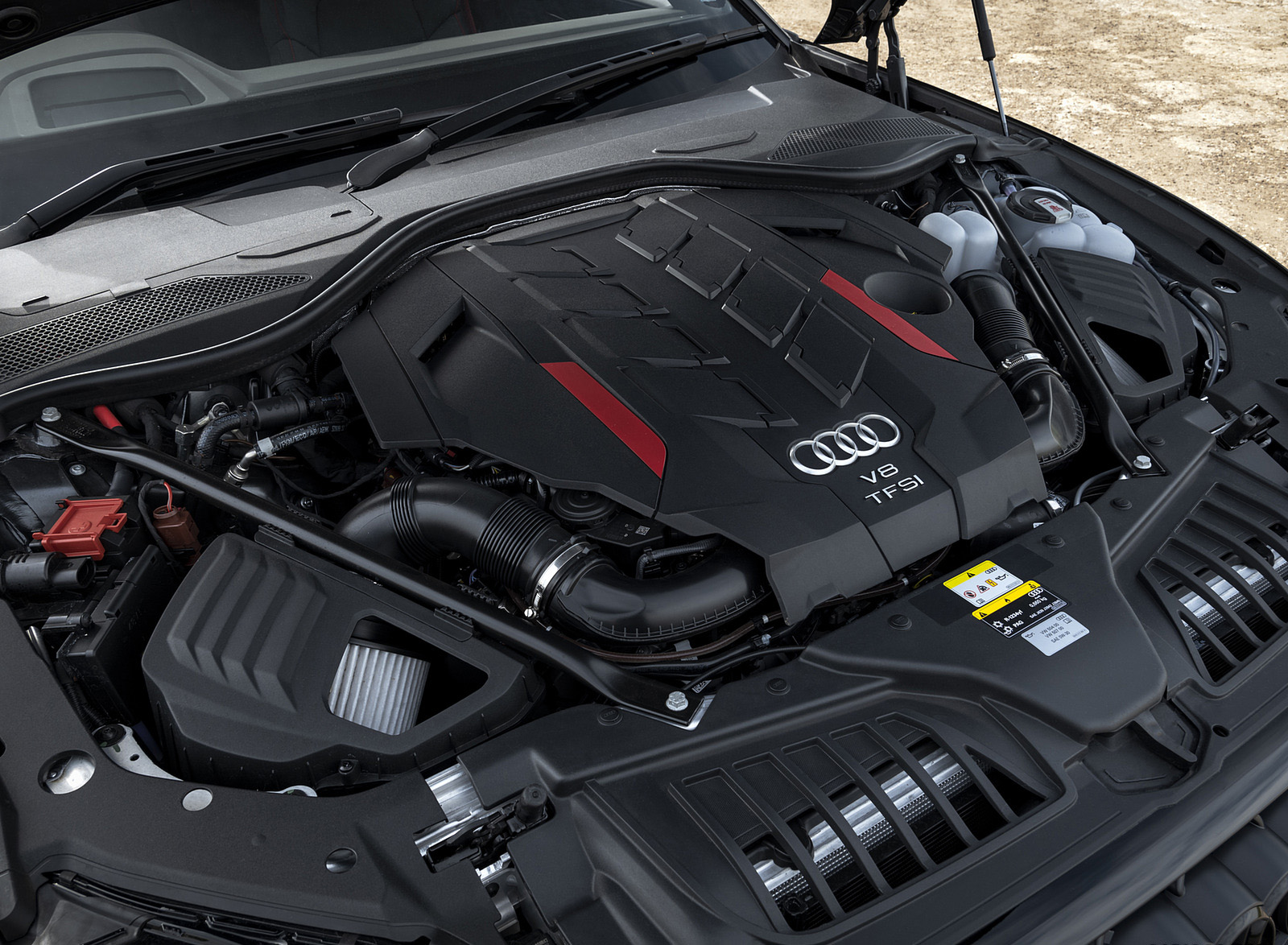 2022 Audi S8 (UK-Spec) Engine Wallpapers #39 of 68
