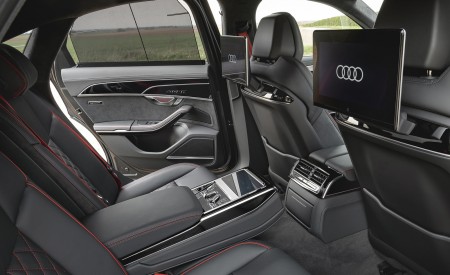 2022 Audi S8 (UK-Spec) Interior Rear Seats Wallpapers 450x275 (67)