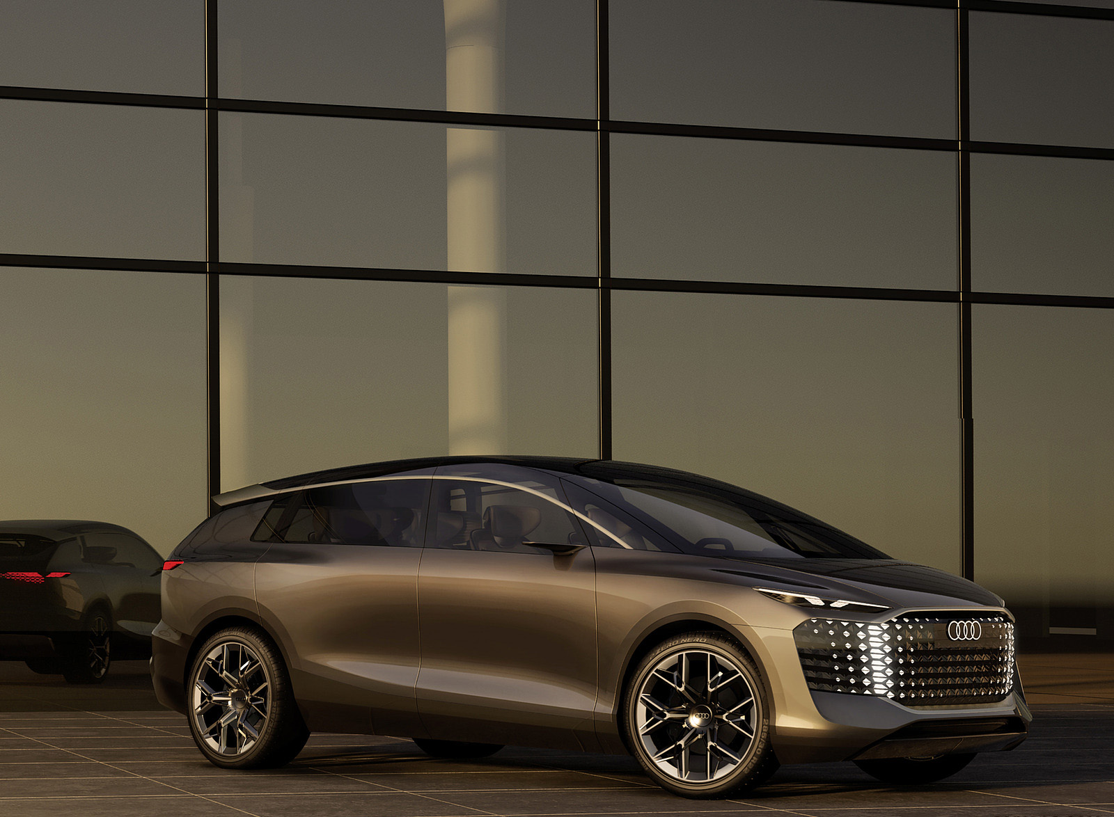 2022 Audi Urbansphere Concept (Color: Electric Slate) Front Three-Quarter Wallpapers (5)