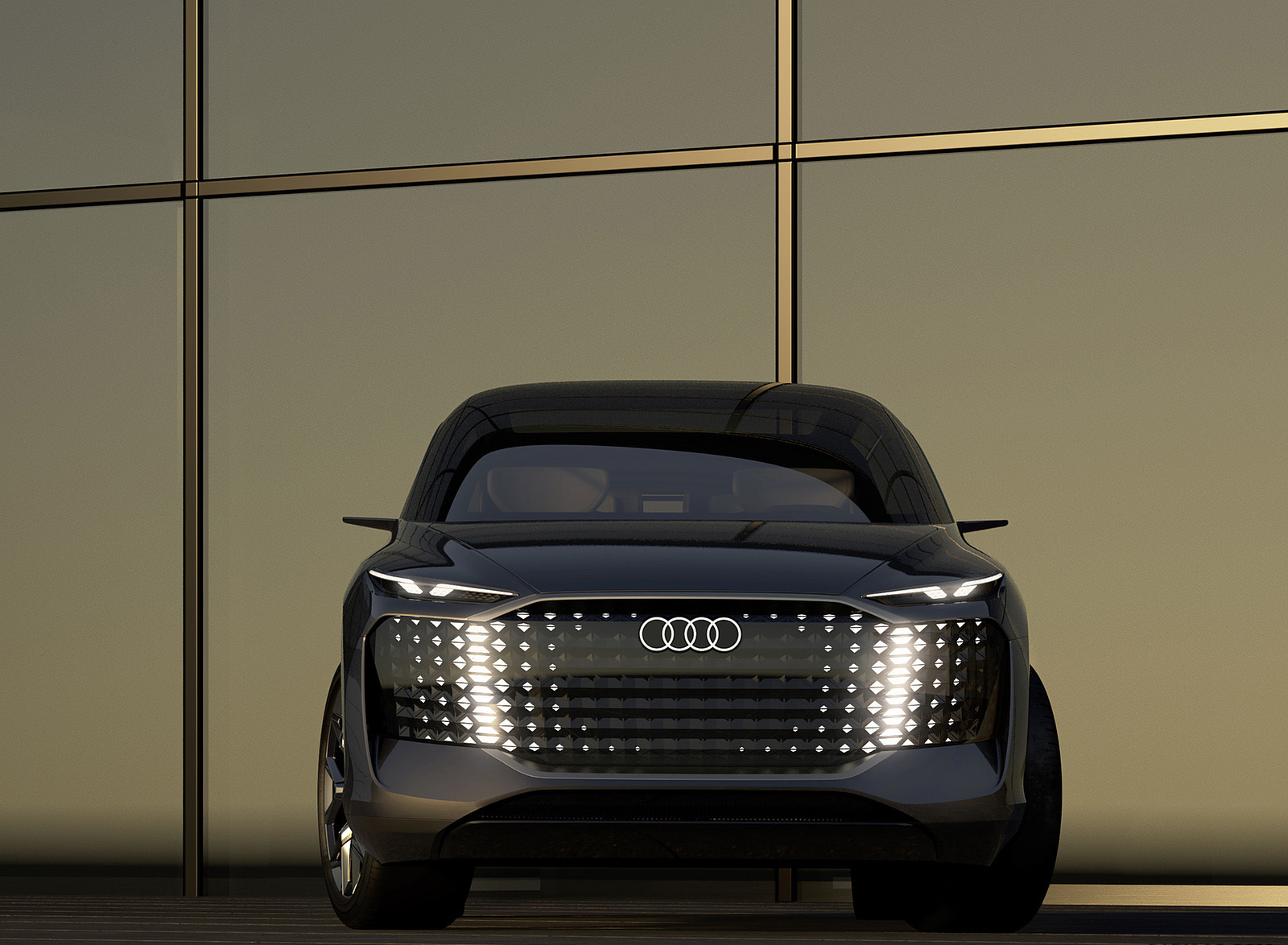 2022 Audi Urbansphere Concept (Color: Electric Slate) Front Wallpapers (6)