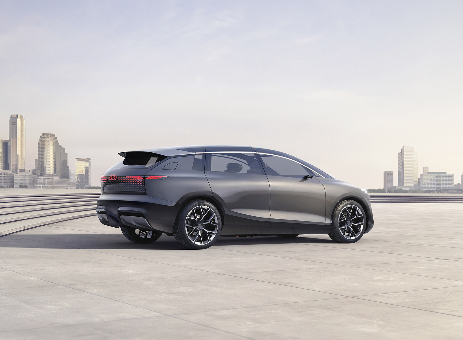 2022 Audi Urbansphere Concept (Color: Electric Slate) Rear Three-Quarter Wallpapers (3)
