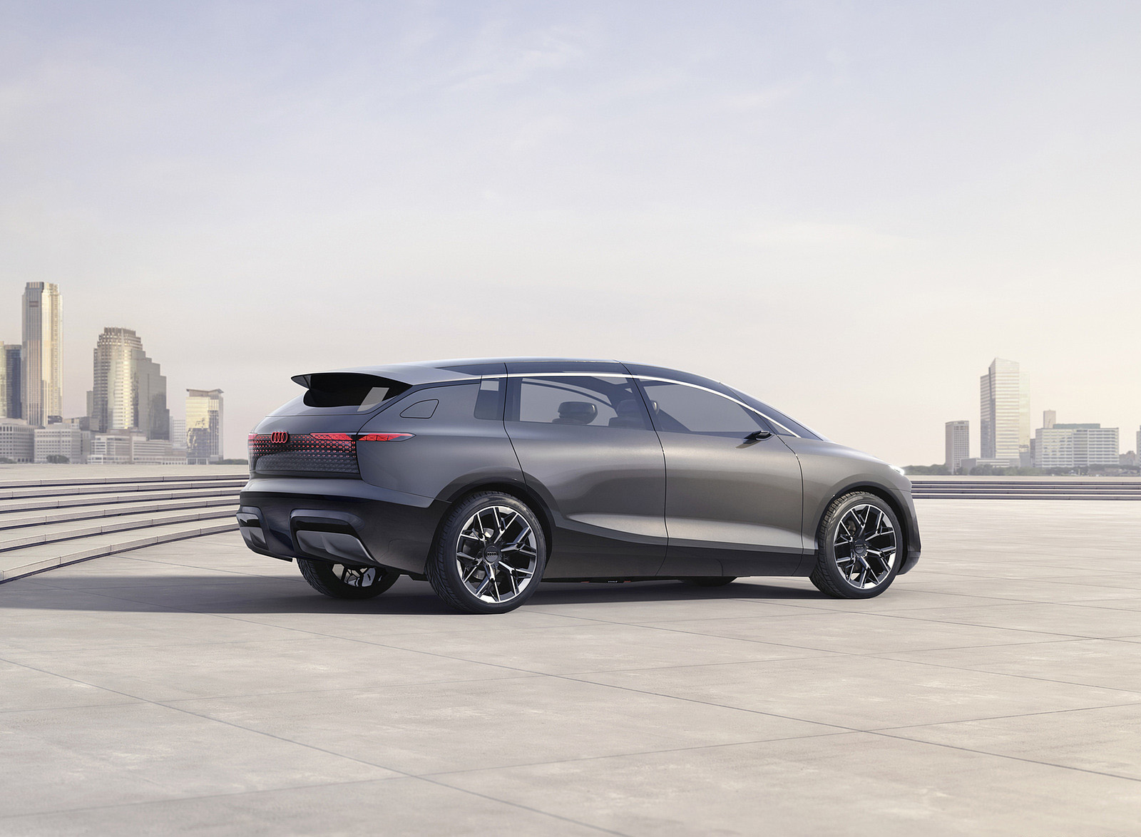 2022 Audi Urbansphere Concept (Color: Electric Slate) Rear Three-Quarter Wallpapers #3 of 73