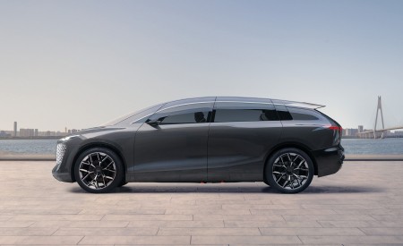 2022 Audi Urbansphere Concept (Color: Electric Slate) Side Wallpapers 450x275 (2)