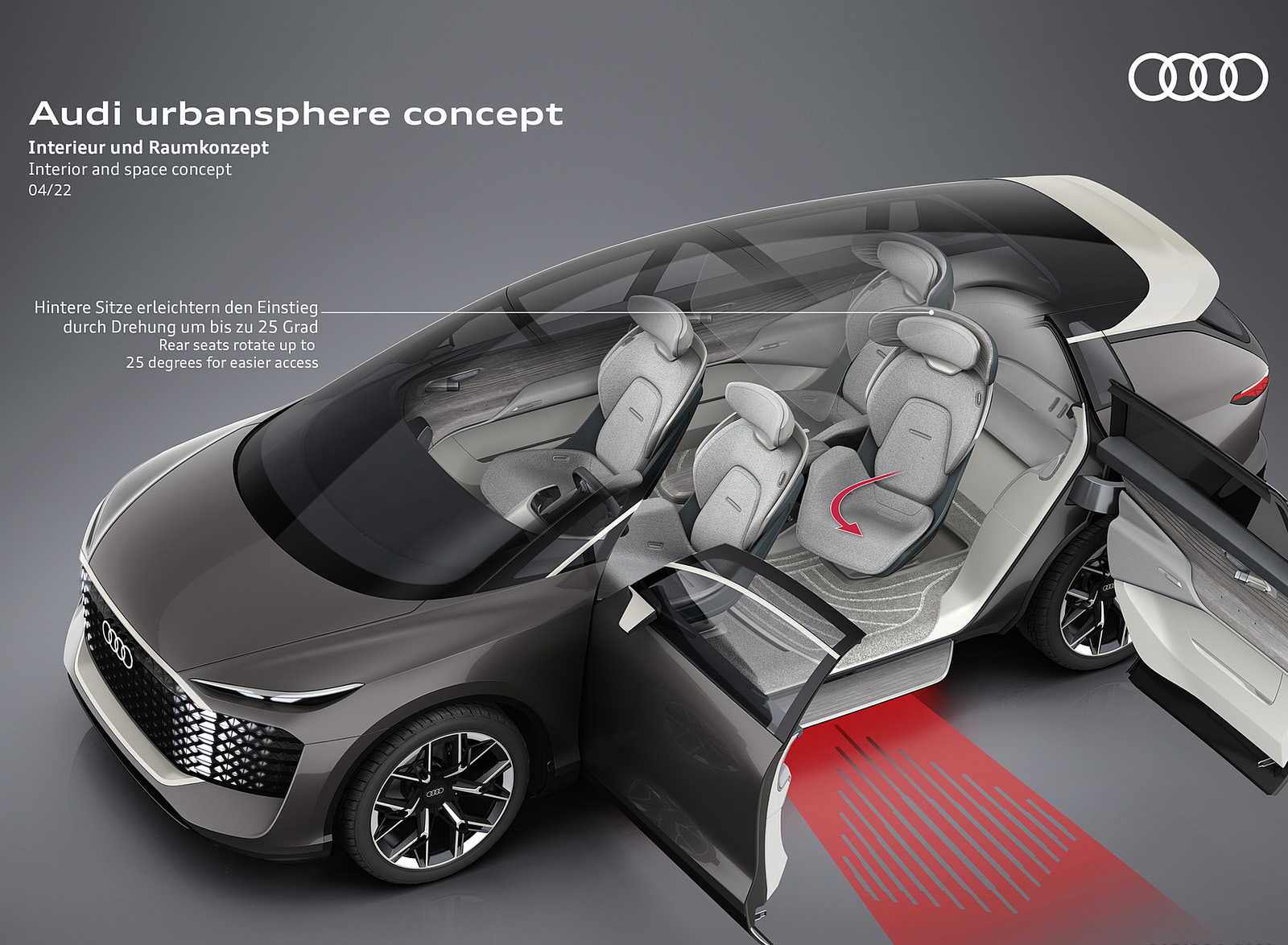 2022 Audi Urbansphere Concept Interior and space concept Wallpapers #72 of 73
