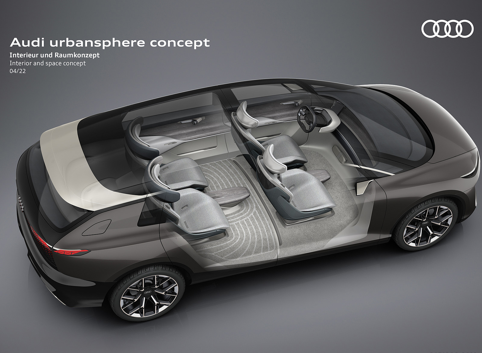 2022 Audi Urbansphere Concept Interior and space concept Wallpapers #69 of 73