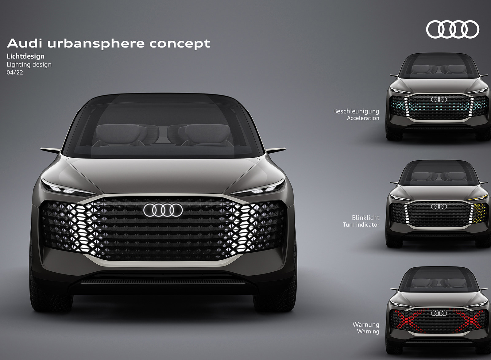 2022 Audi Urbansphere Concept Lighting design Wallpapers #66 of 73