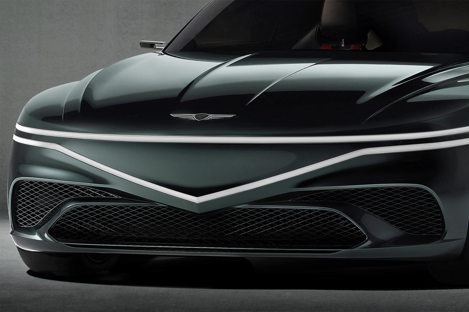 2022 Genesis X Speedium Coupe Concept Grille Wallpapers (6)