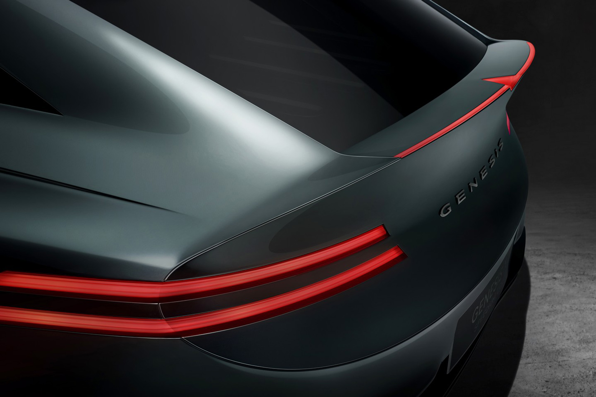 2022 Genesis X Speedium Coupe Concept Tail Light Wallpapers #11 of 12