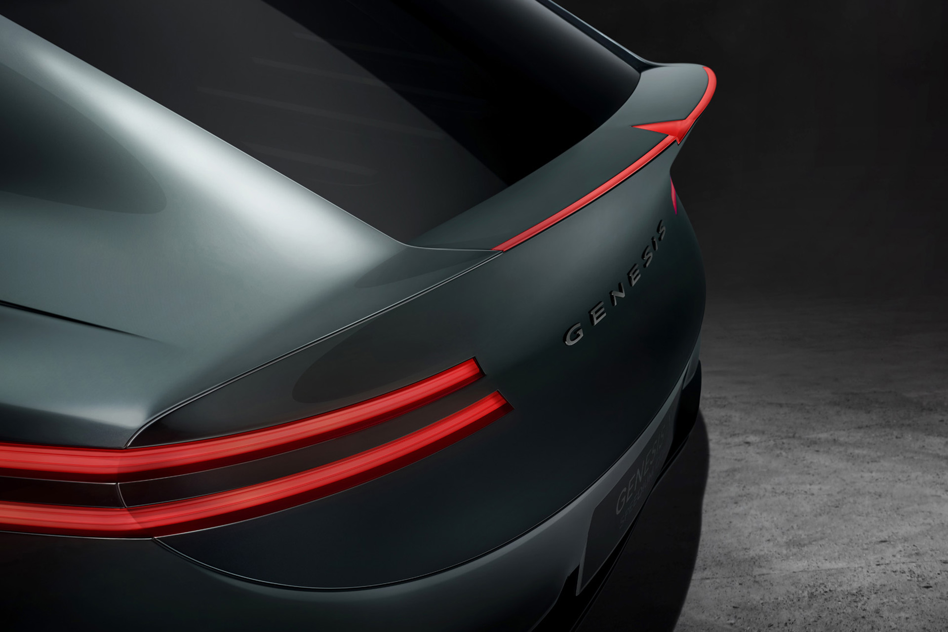 2022 Genesis X Speedium Coupe Concept Tail Light Wallpapers #12 of 12