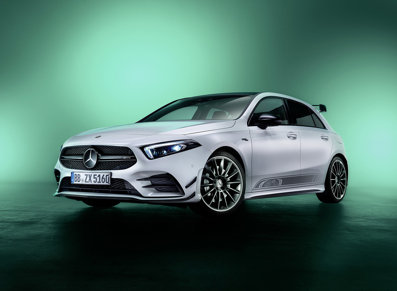 2022 Mercedes-AMG A 35 Edition 55 Front Three-Quarter Wallpapers (1)