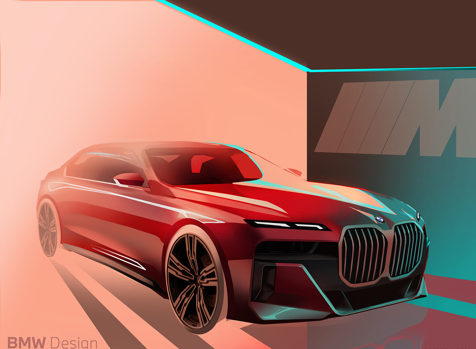 2023 BMW 7 Series Design Sketch Wallpapers #45 of 94