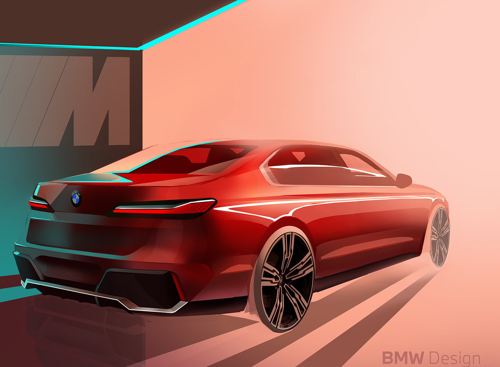 2023 BMW 7 Series Design Sketch Wallpapers #46 of 94