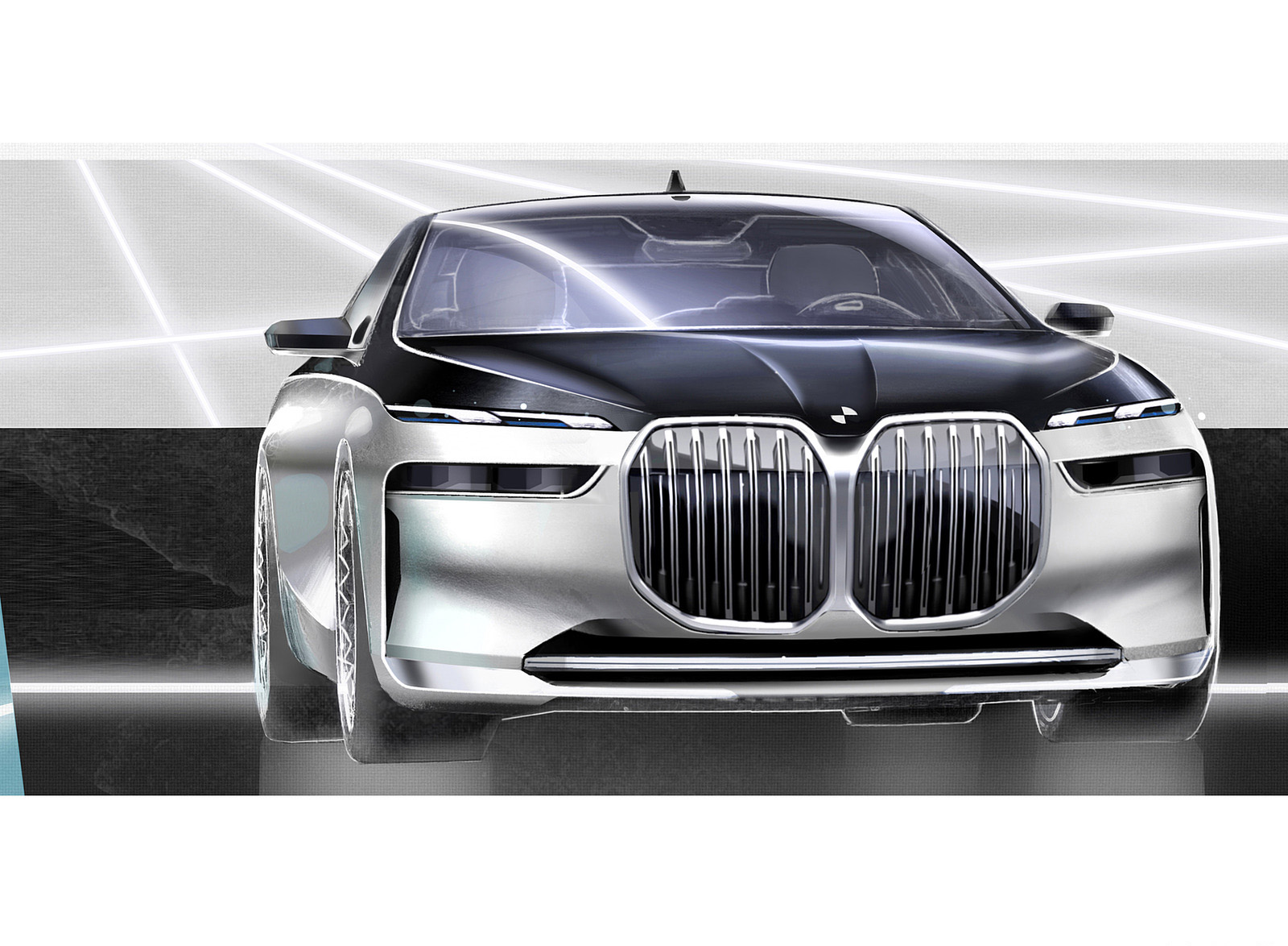 2023 BMW 7 Series Design Sketch Wallpapers #55 of 94