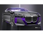 2023 BMW 7 Series Design Sketch Wallpapers 150x120