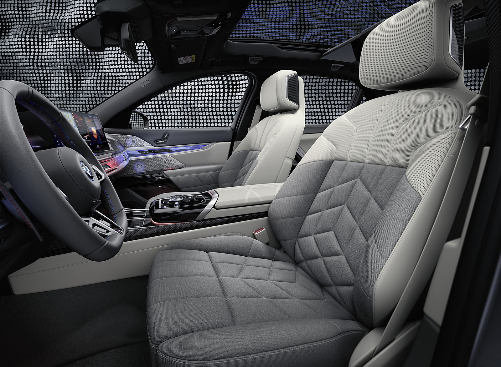 2023 BMW M760e xDrive Interior Front Seats Wallpapers #33 of 71