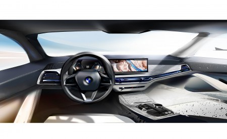 2023 BMW X7 M60i xDrive Design Sketch Wallpapers 450x275 (74)