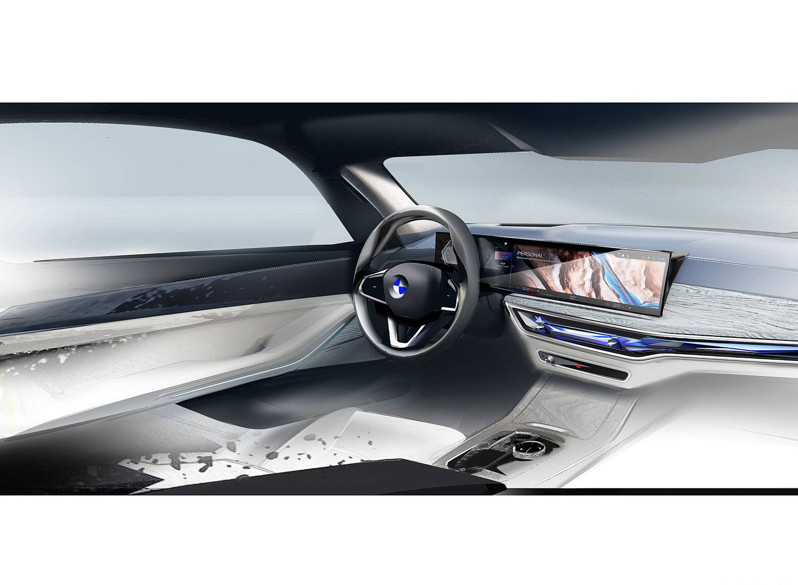 2023 BMW X7 M60i xDrive Design Sketch Wallpapers #75 of 78