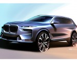 2023 BMW X7 xDrive40i Design Sketch Wallpapers 150x120