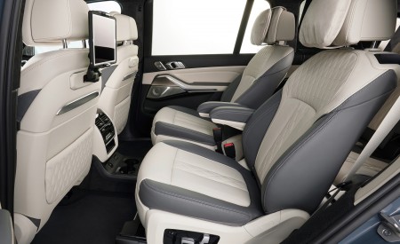 2023 BMW X7 xDrive40i Interior Rear Seats Wallpapers  450x275 (25)