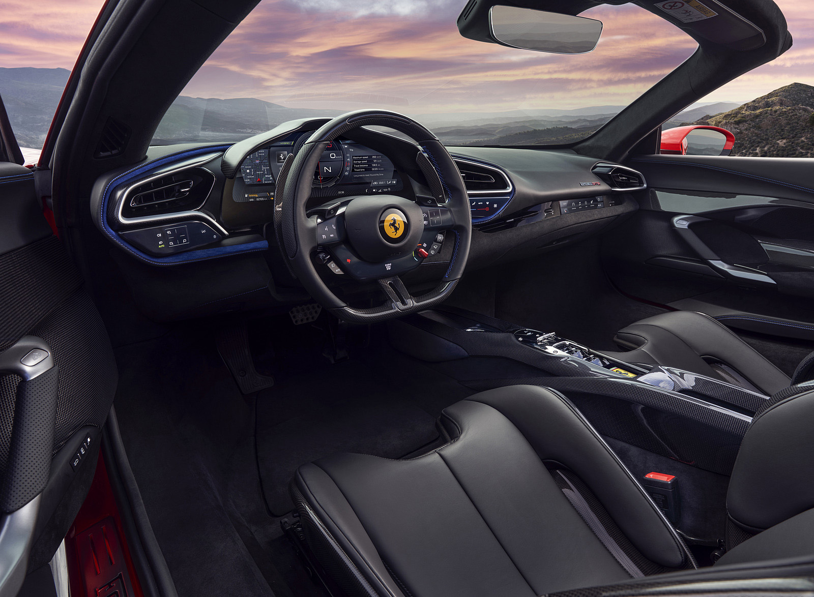 2023 Ferrari 296 GTS Interior Wallpapers #24 of 25