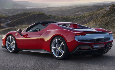 2023 Ferrari 296 GTS Rear Three-Quarter Wallpapers 450x275 (19)
