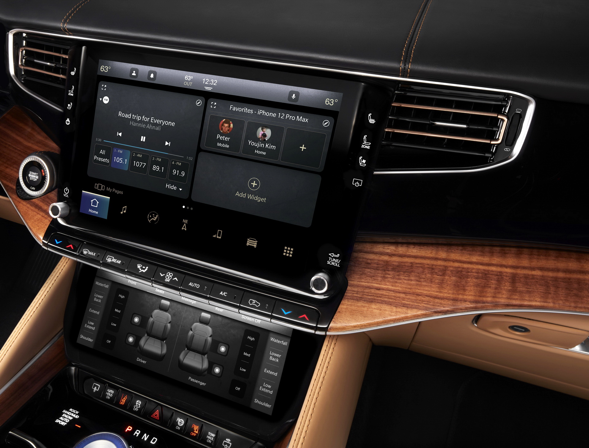2023 Jeep Grand Wagoneer L Central Console Wallpapers #74 of 147