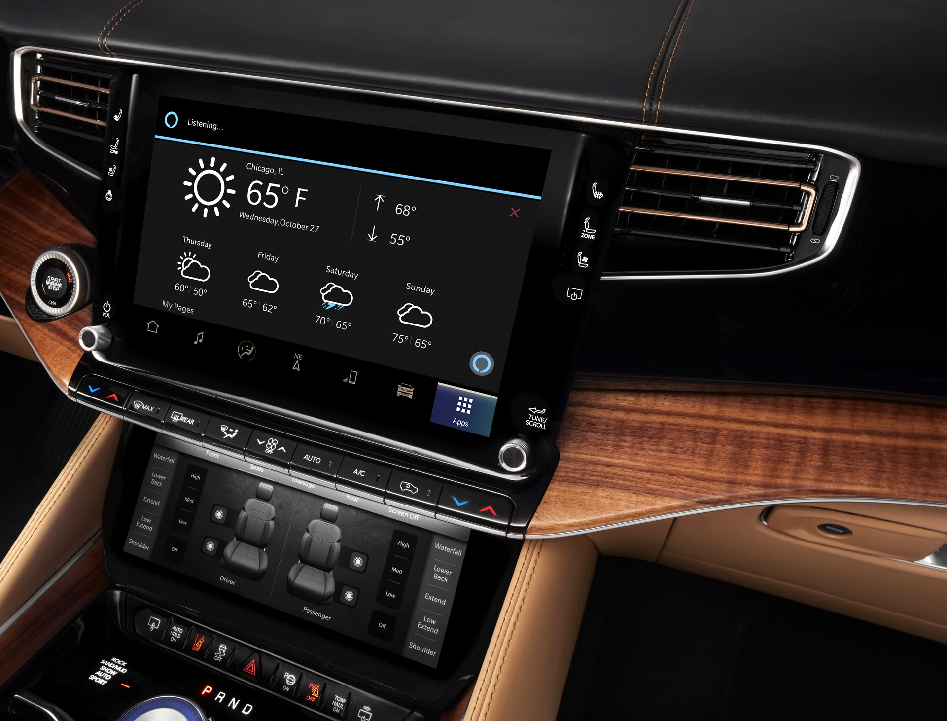 2023 Jeep Grand Wagoneer L Central Console Wallpapers #73 of 147