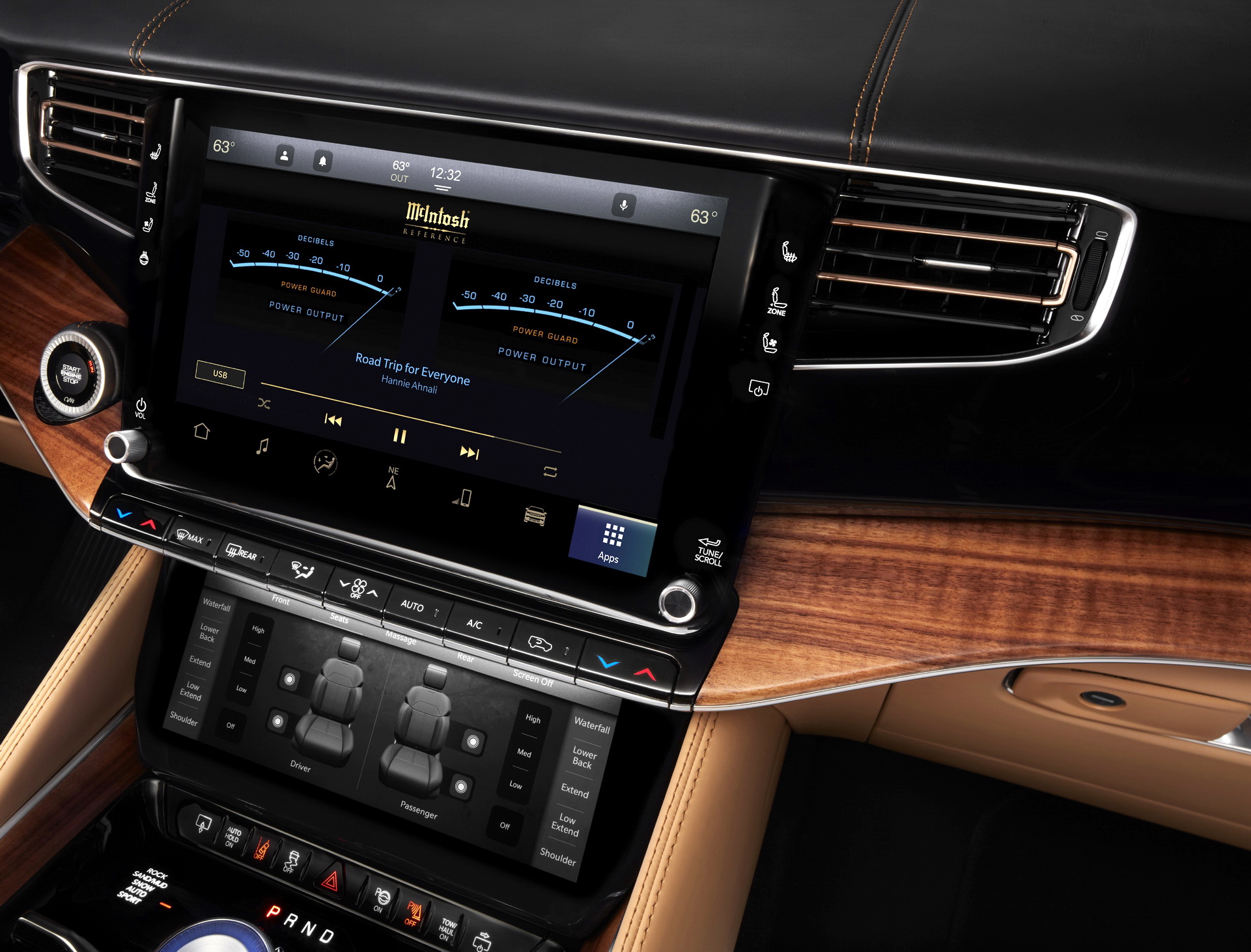 2023 Jeep Grand Wagoneer L Central Console Wallpapers #70 of 147