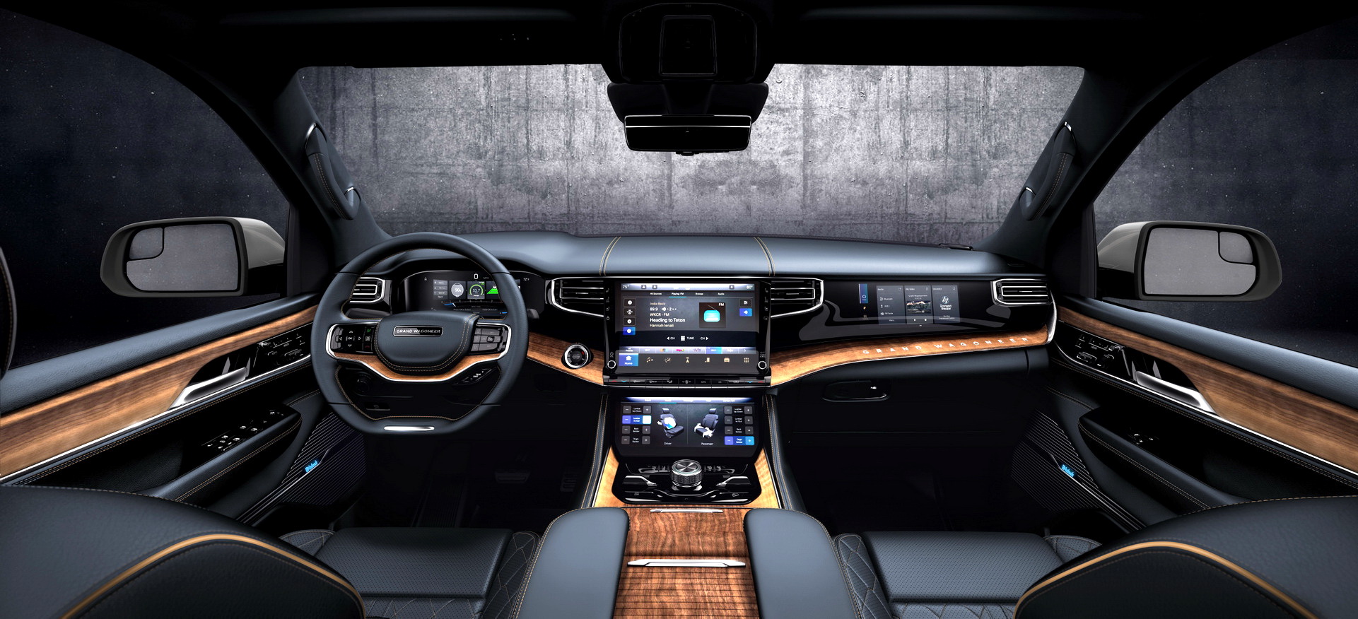2023 Jeep Grand Wagoneer L Interior Cockpit Wallpapers #101 of 147