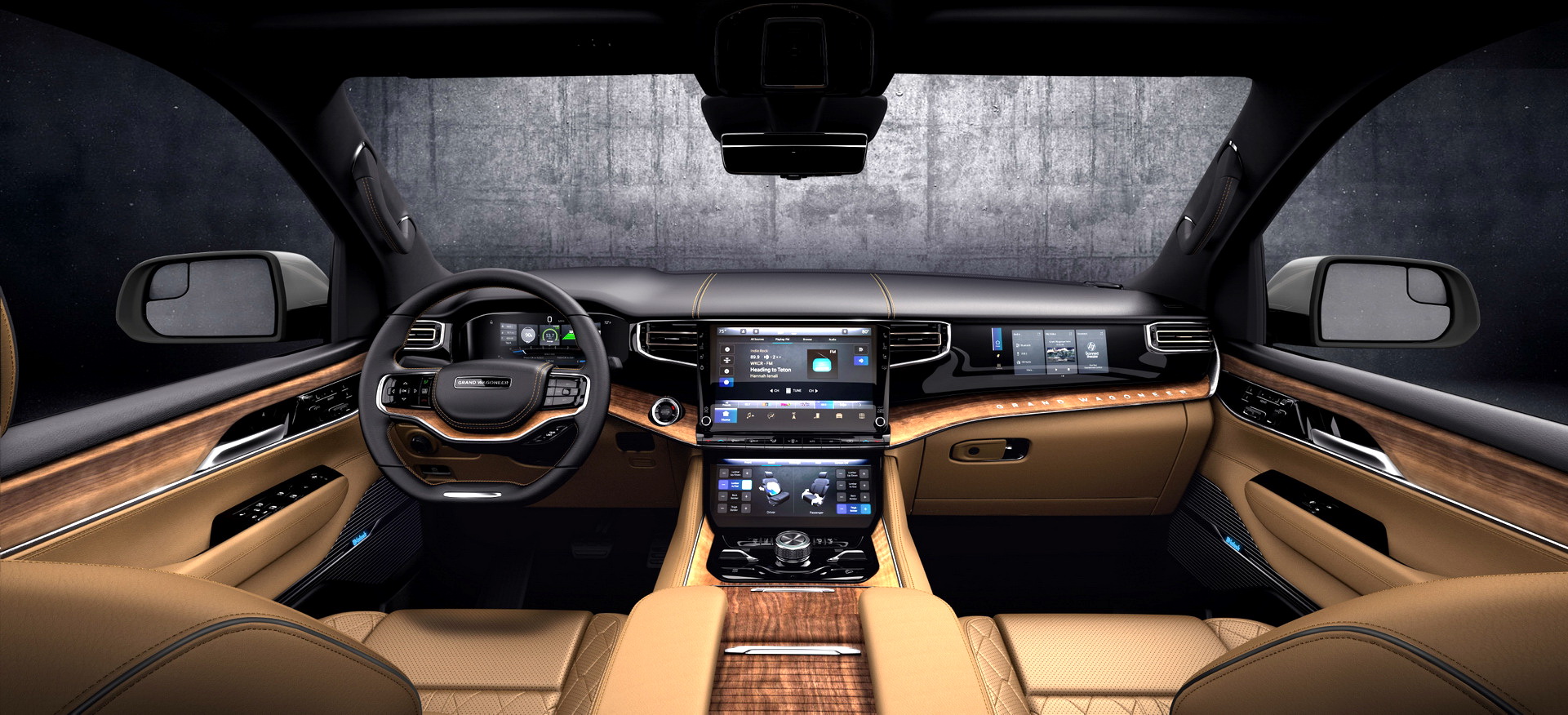 2023 Jeep Grand Wagoneer L Interior Cockpit Wallpapers #104 of 147