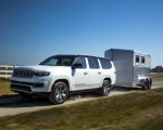 2023 Jeep Grand Wagoneer L Towing a Trailer Wallpapers 150x120