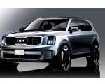 2023 Kia Telluride Design Sketch Wallpapers 150x120 (43)