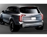 2023 Kia Telluride Design Sketch Wallpapers 150x120 (44)