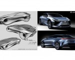 2023 Lexus RZ 450e Design Sketch Wallpapers 150x120 (41)