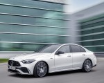 2023 Mercedes-AMG C 43 4MATIC (Color: Opalite White) Front Three-Quarter Wallpapers 150x120 (7)