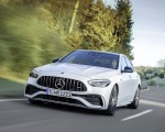 2023 Mercedes-AMG C 43 4MATIC (Color: Opalite White) Front Wallpapers 150x120 (1)