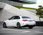 2023 Mercedes-AMG C 43 4MATIC (Color: Opalite White) Rear Three-Quarter Wallpapers 150x120 (14)
