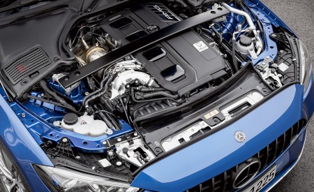 2023 Mercedes-AMG C 43 Estate 4MATIC T-Modell (Color: Spectral Blue) Engine Wallpapers 450x275 (21)