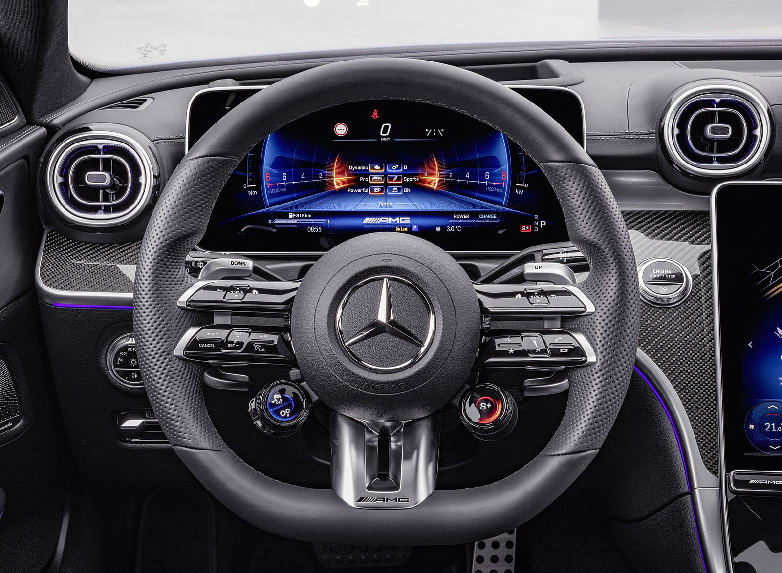 2023 Mercedes-AMG C 43 Estate 4MATIC T-Modell (Color: Spectral Blue) Interior Cockpit Wallpapers #23 of 29