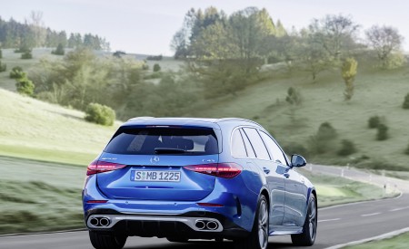 2023 Mercedes-AMG C 43 Estate 4MATIC T-Modell (Color: Spectral Blue) Rear Wallpapers 450x275 (8)