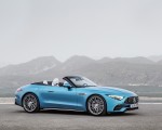 2023 Mercedes-AMG SL 43 (Color: Hyperblue Metallic) Front Three-Quarter Wallpapers 150x120