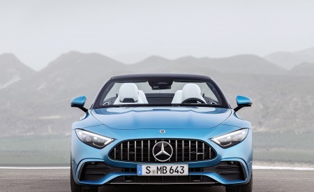 2023 Mercedes-AMG SL 43 (Color: Hyperblue Metallic) Front Wallpapers 450x275 (23)